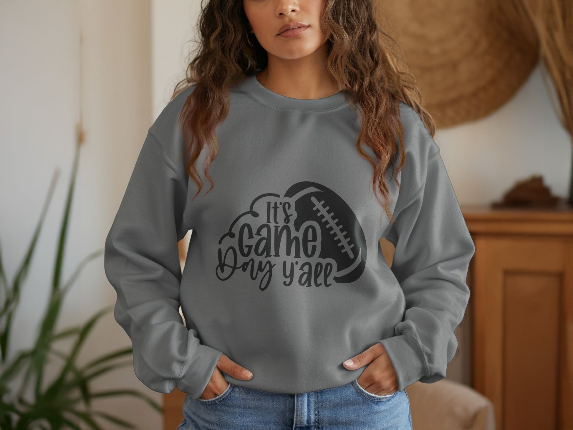 It's Game Day Y'all Graphic Sweatshirt product