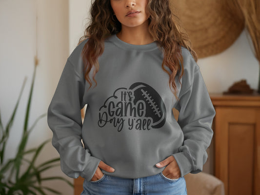 It's Game Day Y'all Graphic Sweatshirt product