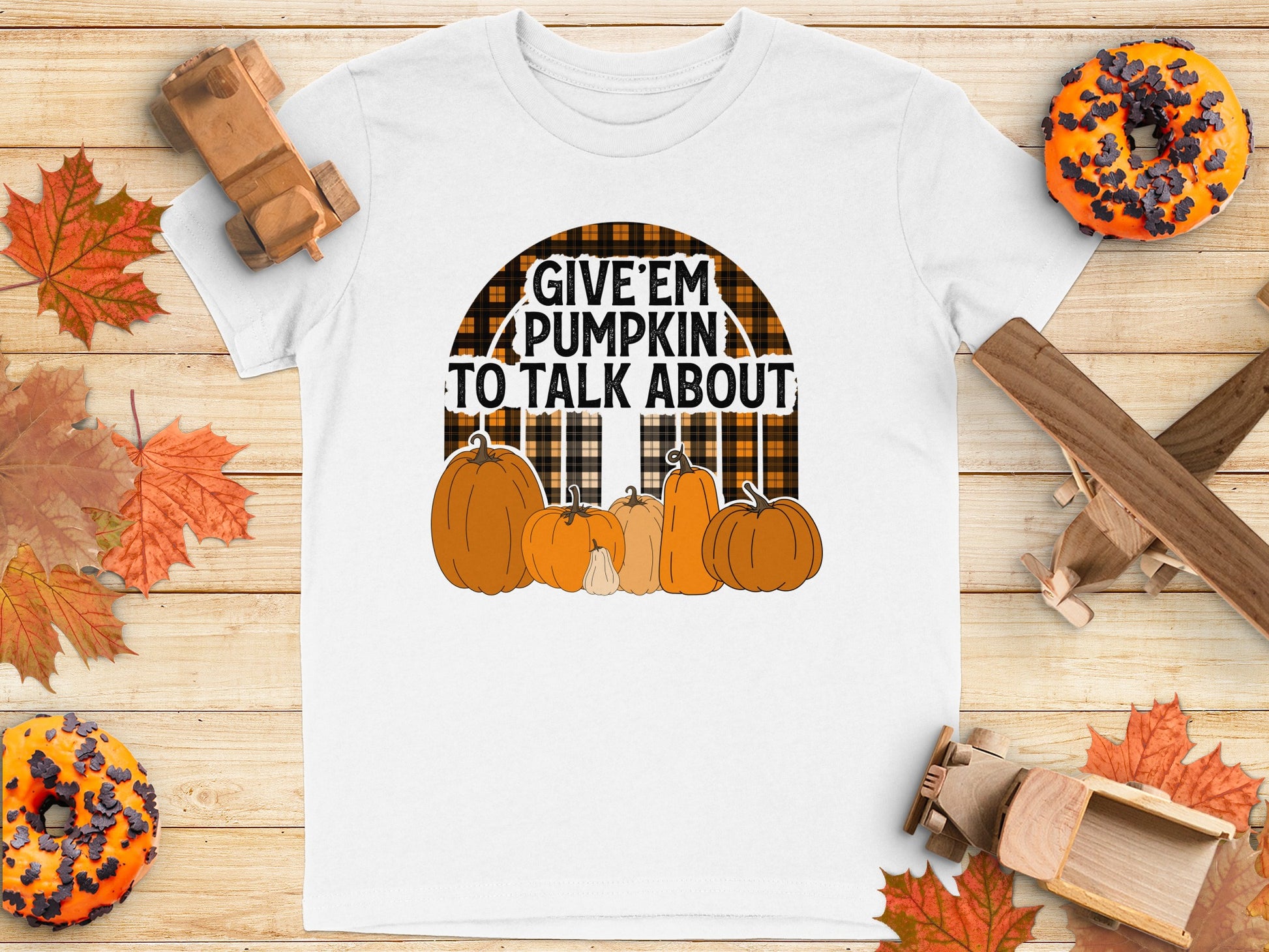 Give Em Pumpkin To Talk About T-Shirt product