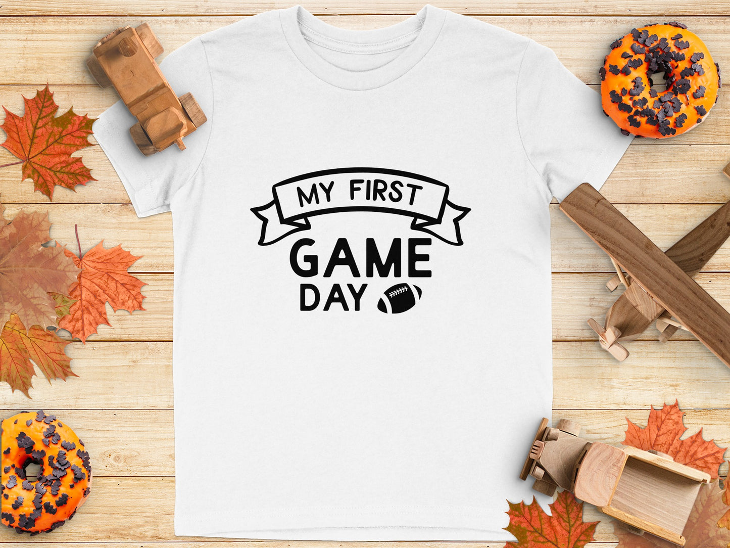 My First Game Day Football Themed Shirt product