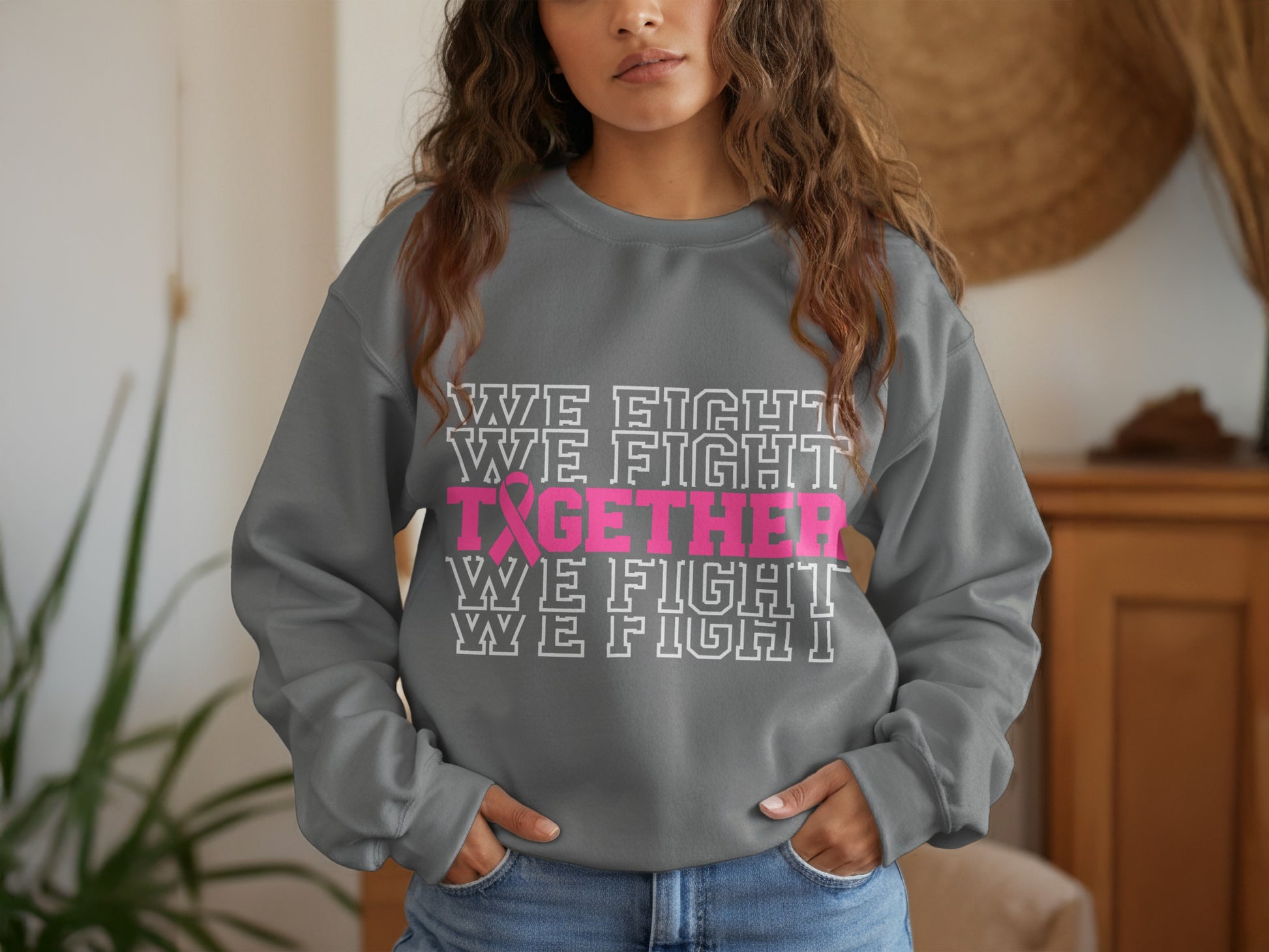 We Fight Together Graphic Sweatshirt product