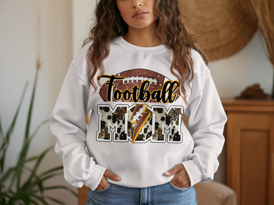Football Mom Cozy Graphic Sweatshirt product