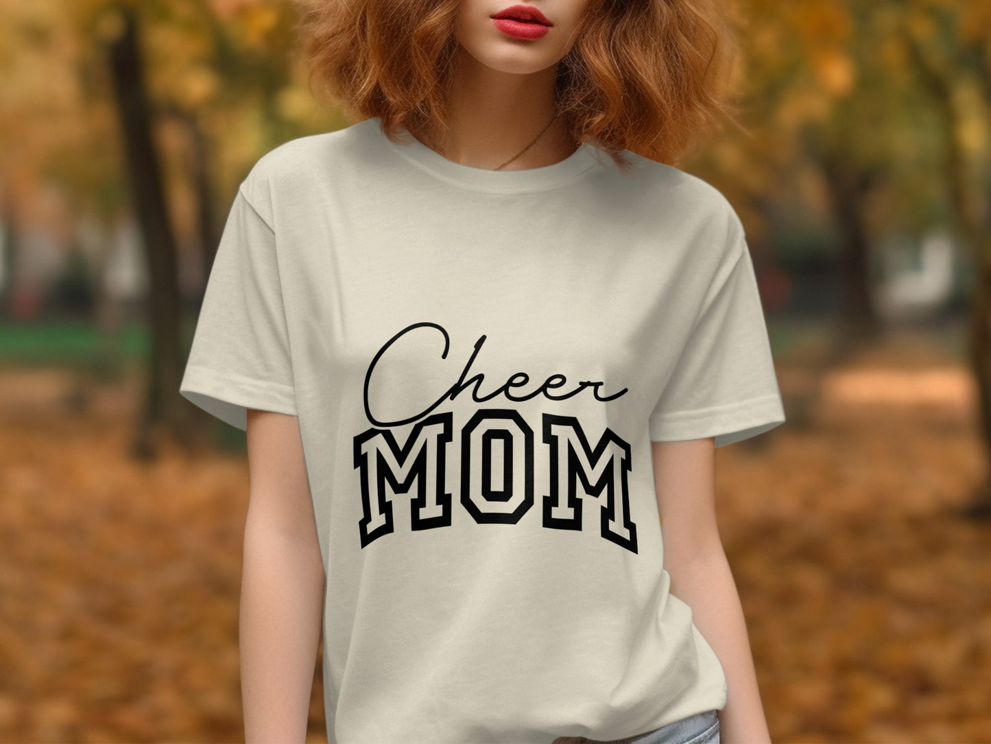 Cheer MOM Graphic T-Shirt Perfect for Fans product type