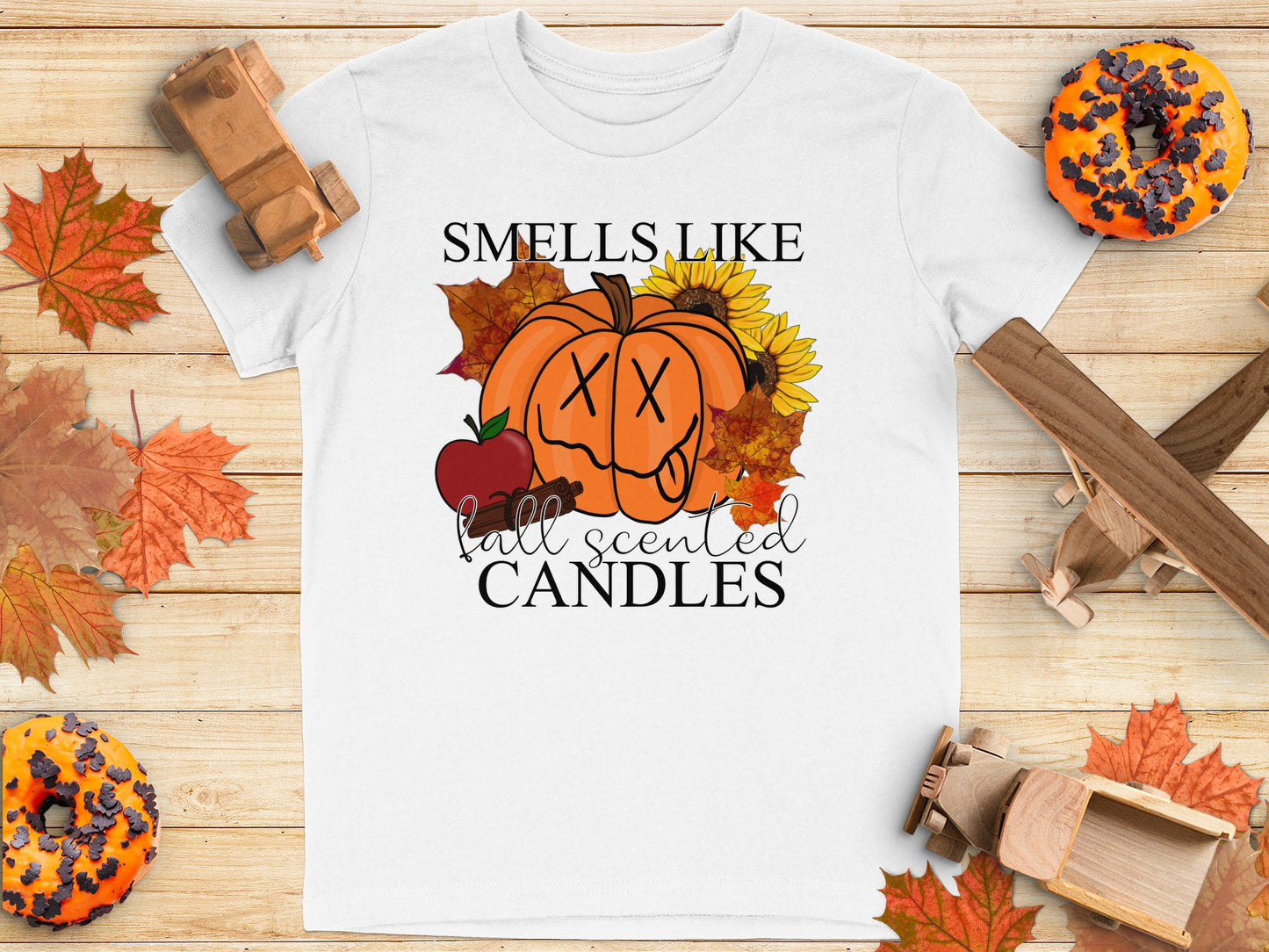 Smells Like Fall Scented Candles T-Shirt product type