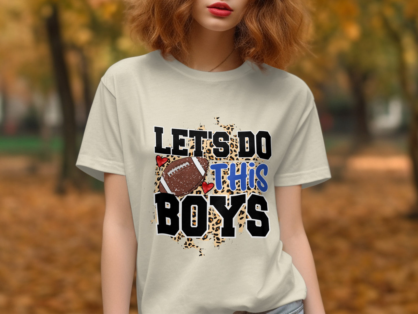 Lets Do This Boys Football Themed Shirt product type