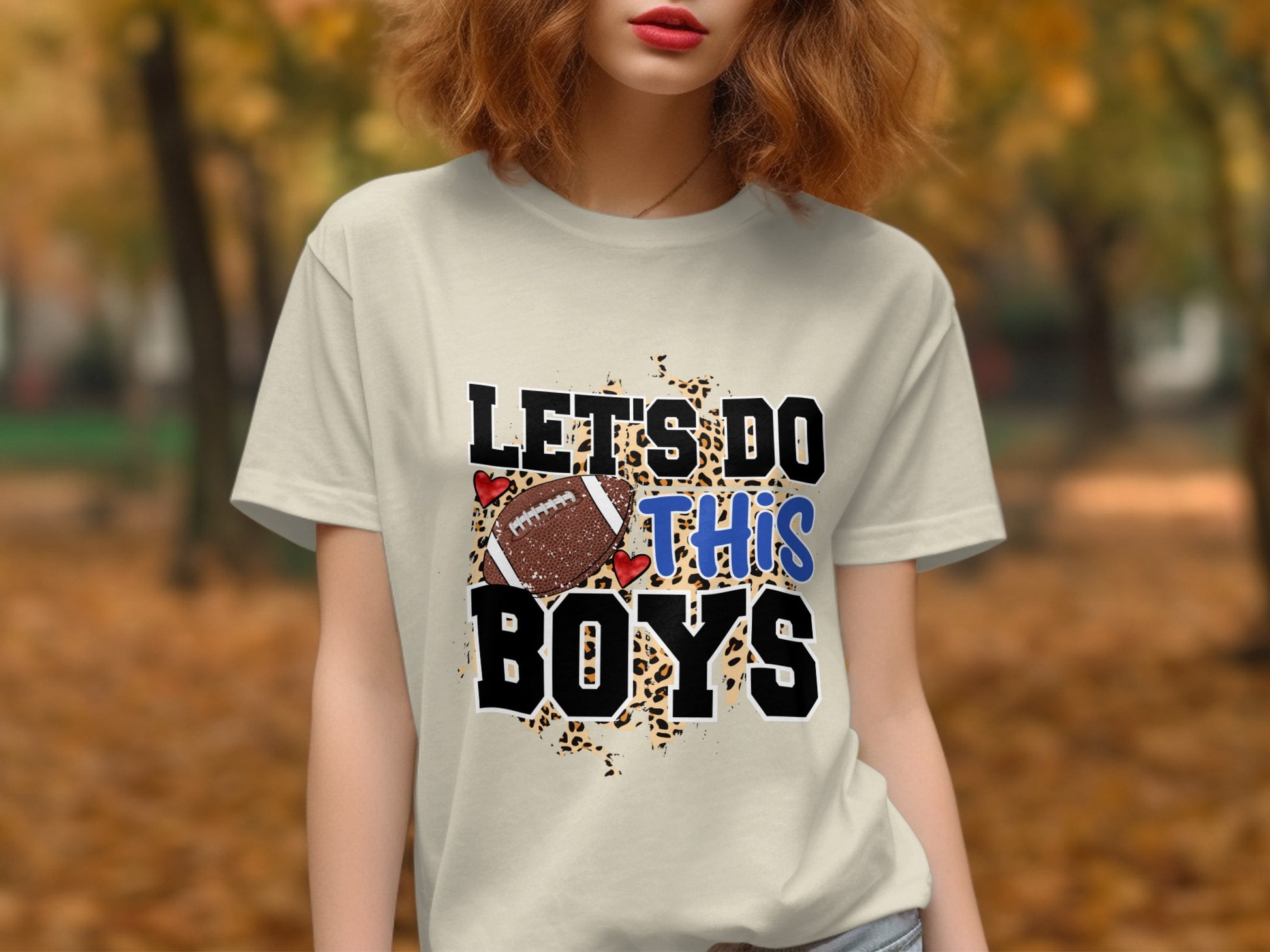 Lets Do This Boys Football Themed Shirt product type