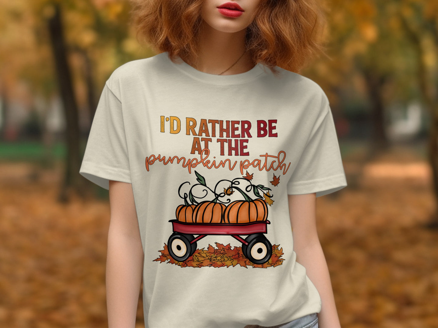 I'd Rather Be At The Pumpkin Patch T-shirt product