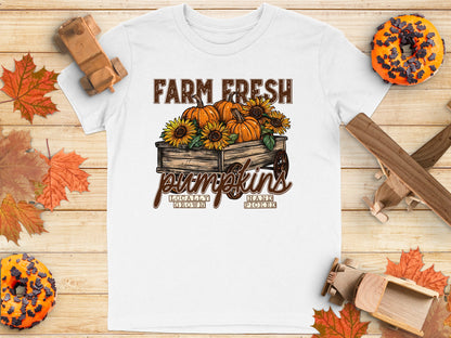 Farm Fresh Pumpkins Graphic T-Shirt Product