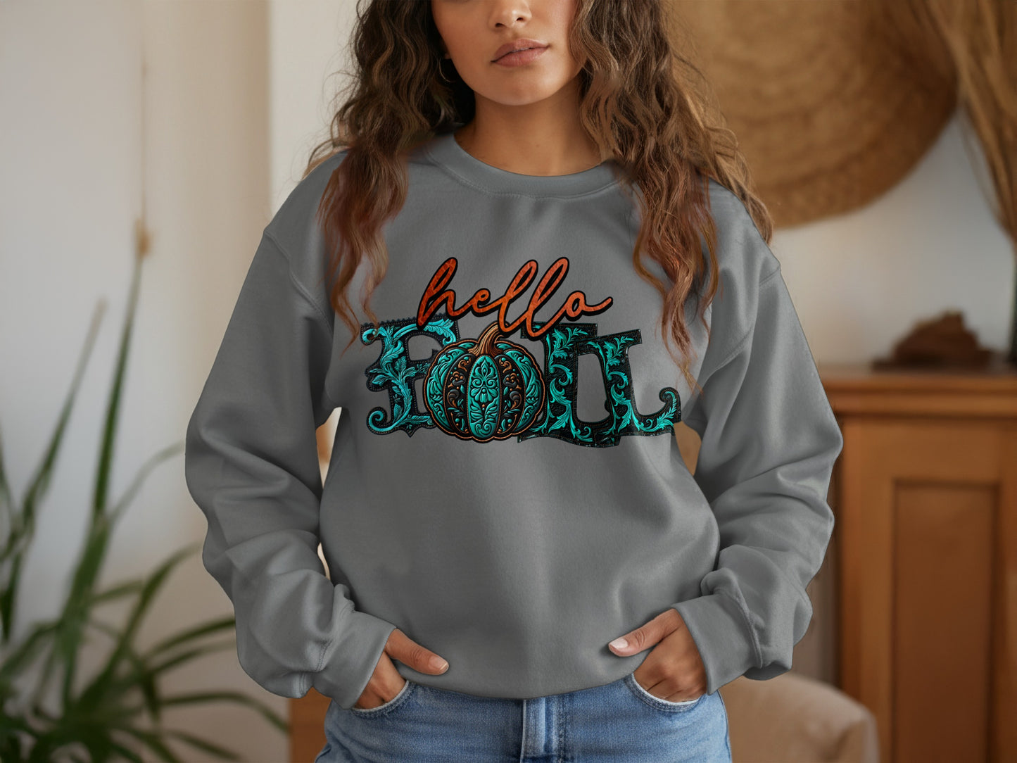 Hello Fall Graphic Sweatshirt product type