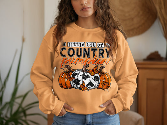 A Little Bit Of A Country Pumpkin Sweatshirt product