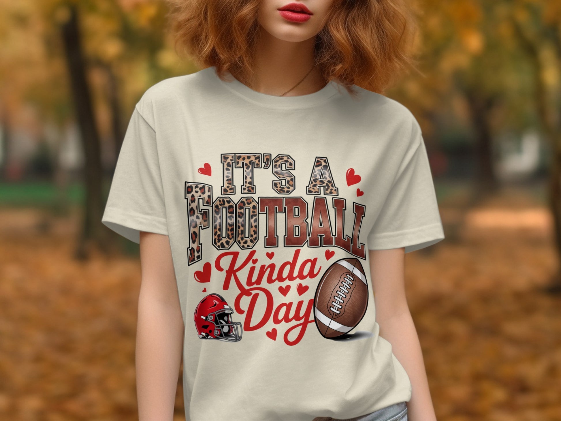 It's a Football Kinda Day Graphic T-Shirt product type
