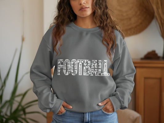 Modern Graphic Word Art Fashionable Sweatshirt product