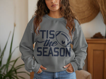 Tis The Season Football Theme Long Sleeve Top product type