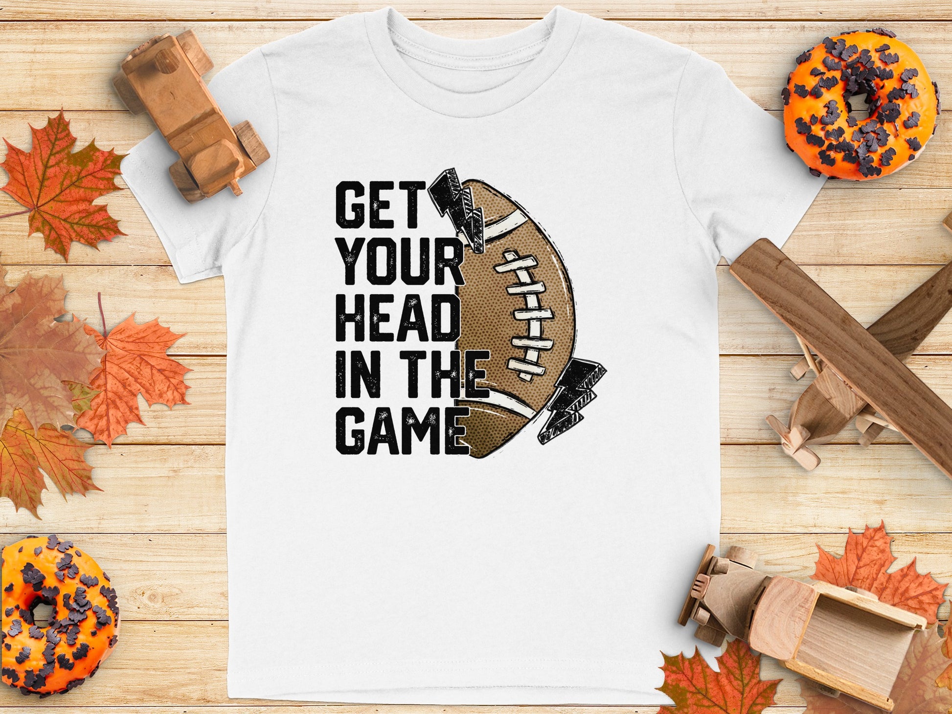 Get Your Head In The Game Football T-Shirt product