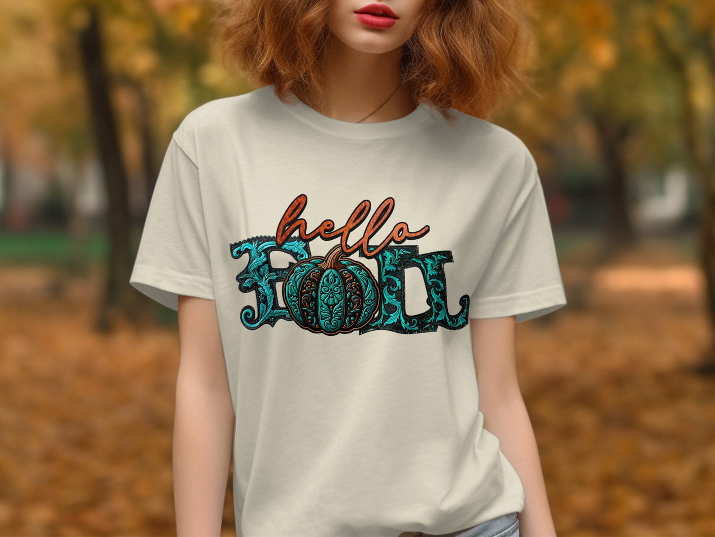 Hello Fall Graphic Tee perfect for Autumn product