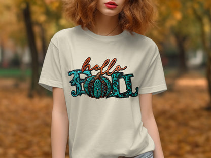 Hello Fall Graphic Tee perfect for Autumn product