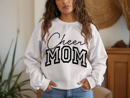 Cheer Mom Graphic Sweatshirt Casual Clothing product