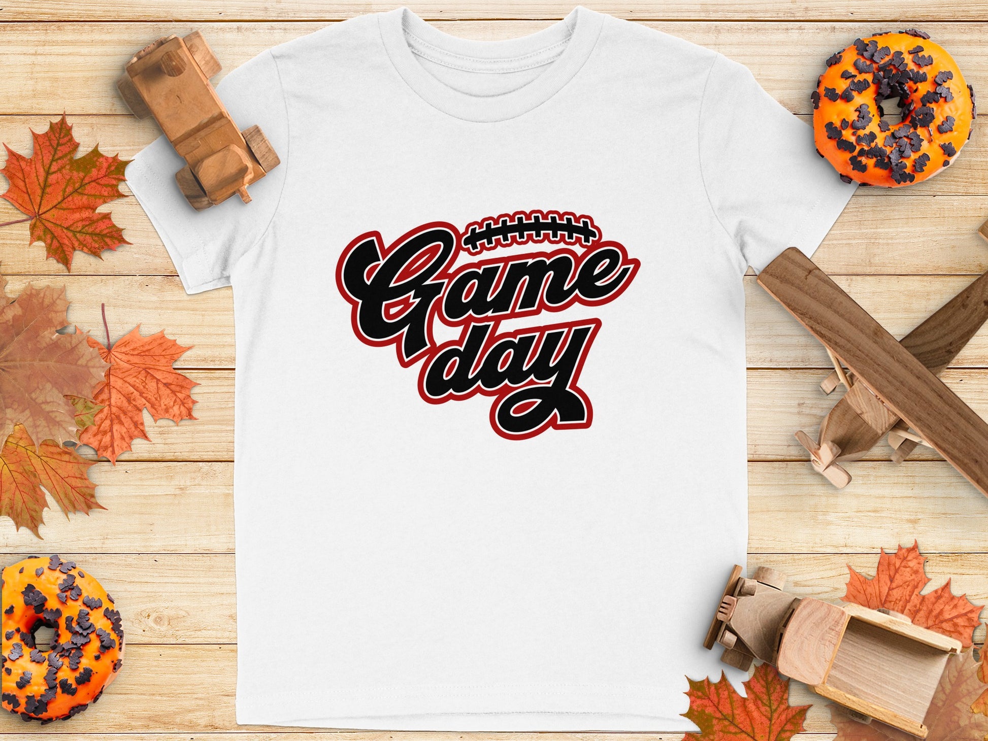 Game Day Graphic Tee Football Themed Shirt product type