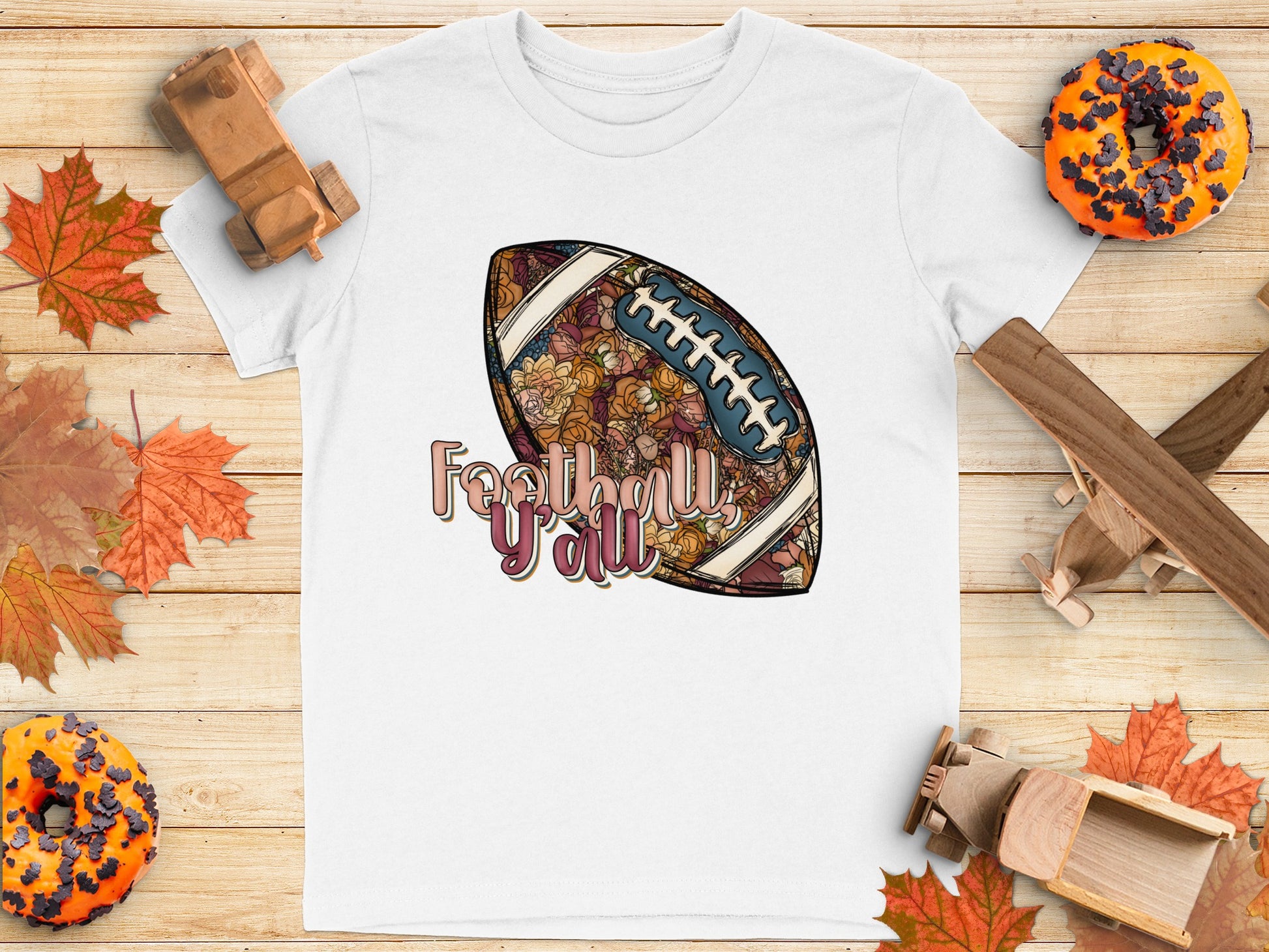 Football Yall Graphic Tee Shirt product