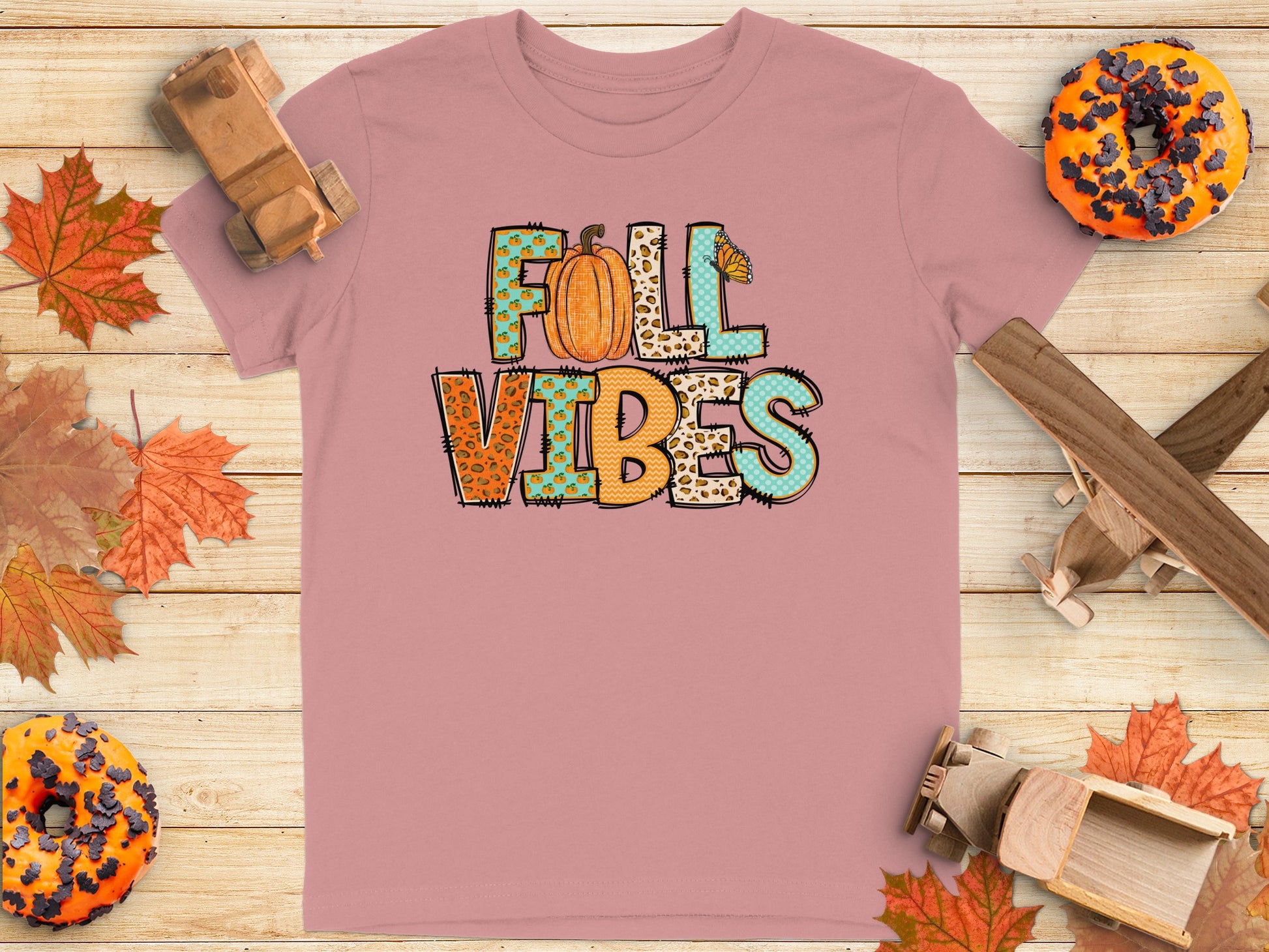 Fall Vibes Graphic T-Shirt Autumn Themed product