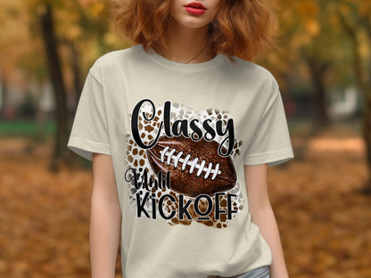 Classy Until Kickoff Graphic Tee Shirt product type