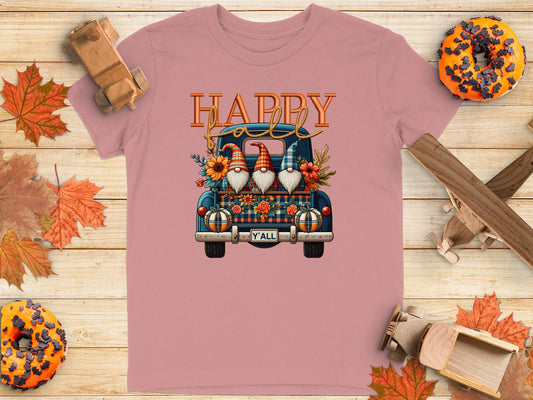 Charming Happy Fall Y'all Gnome and Truck Print product