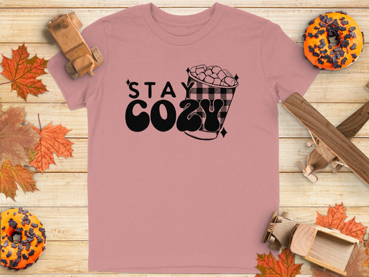 Stay Cozy Graphic Design T-Shirt Product