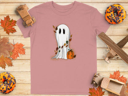 Cute Ghost with Pumpkin Halloween T-Shirt product