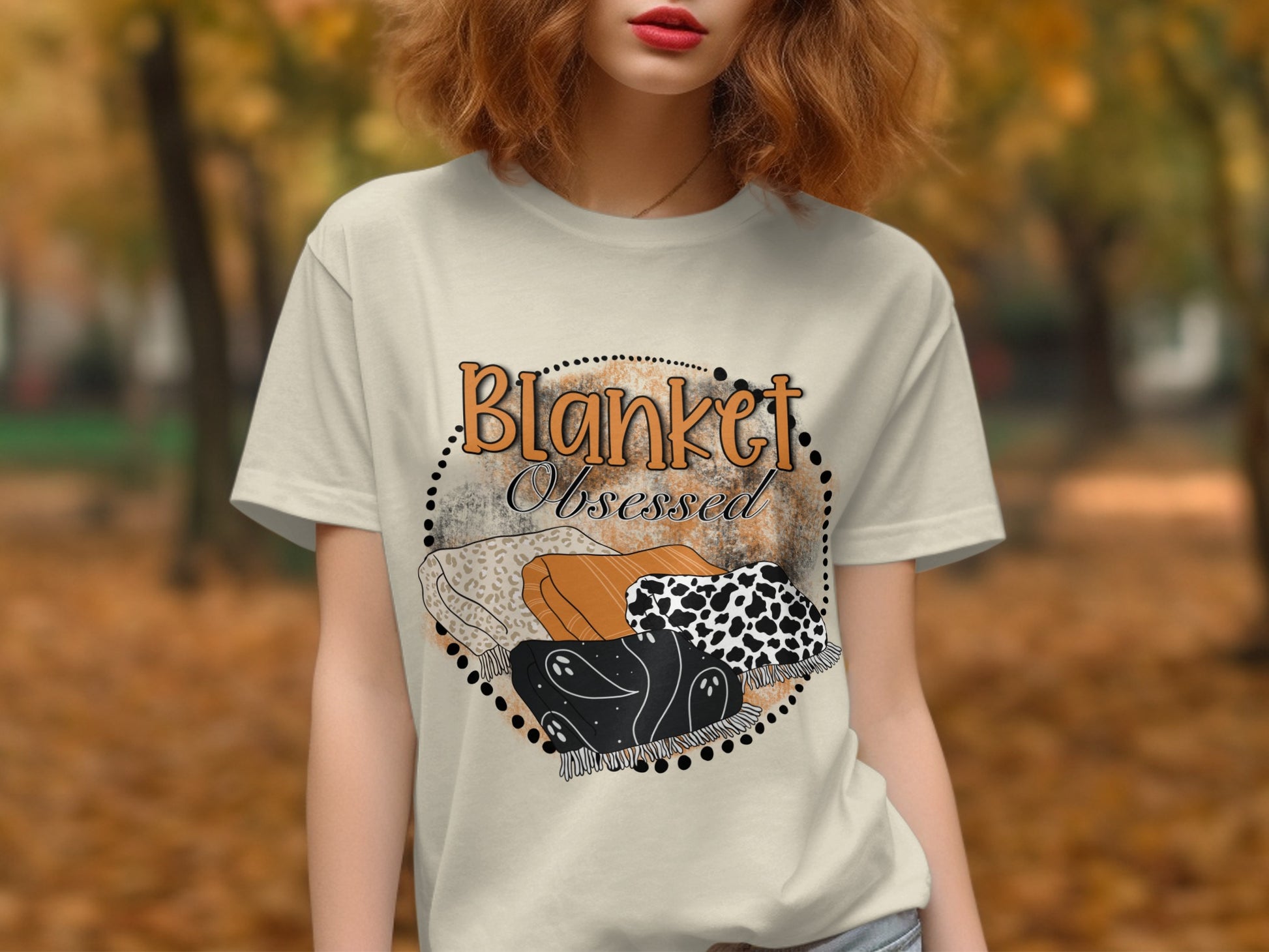 Blanket Obsessed Graphic Printed Tee Shirt product type