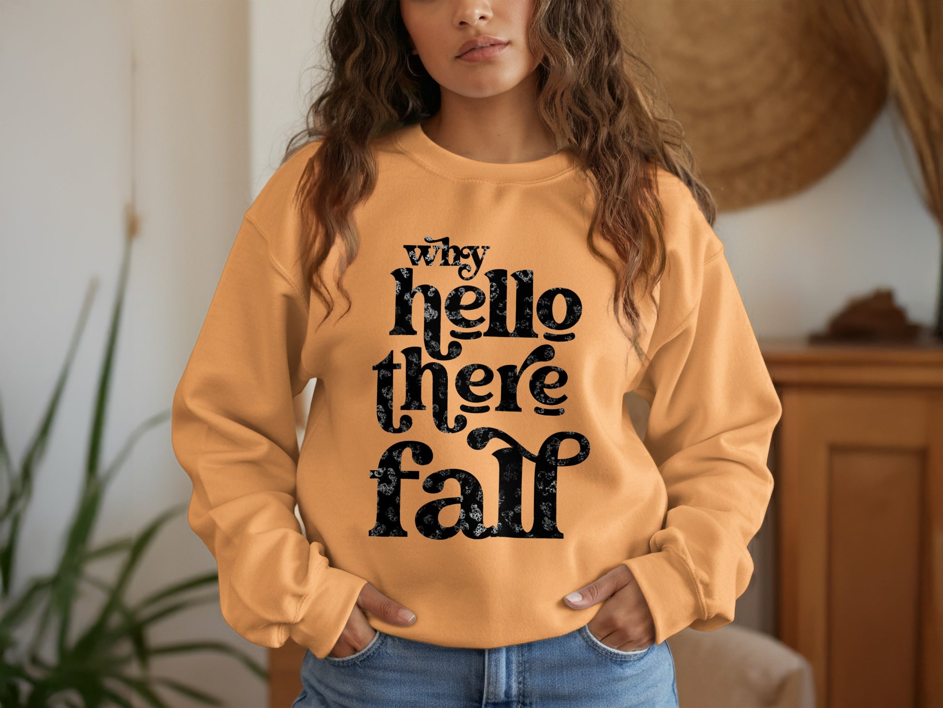 Why Hello There Fall Graphic Sweater product type