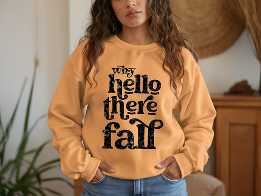 Why Hello There Fall Graphic Sweater product type
