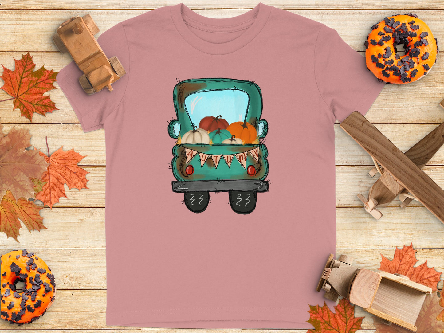 Fall Pumpkins Design on Classic Truck T-Shirt product