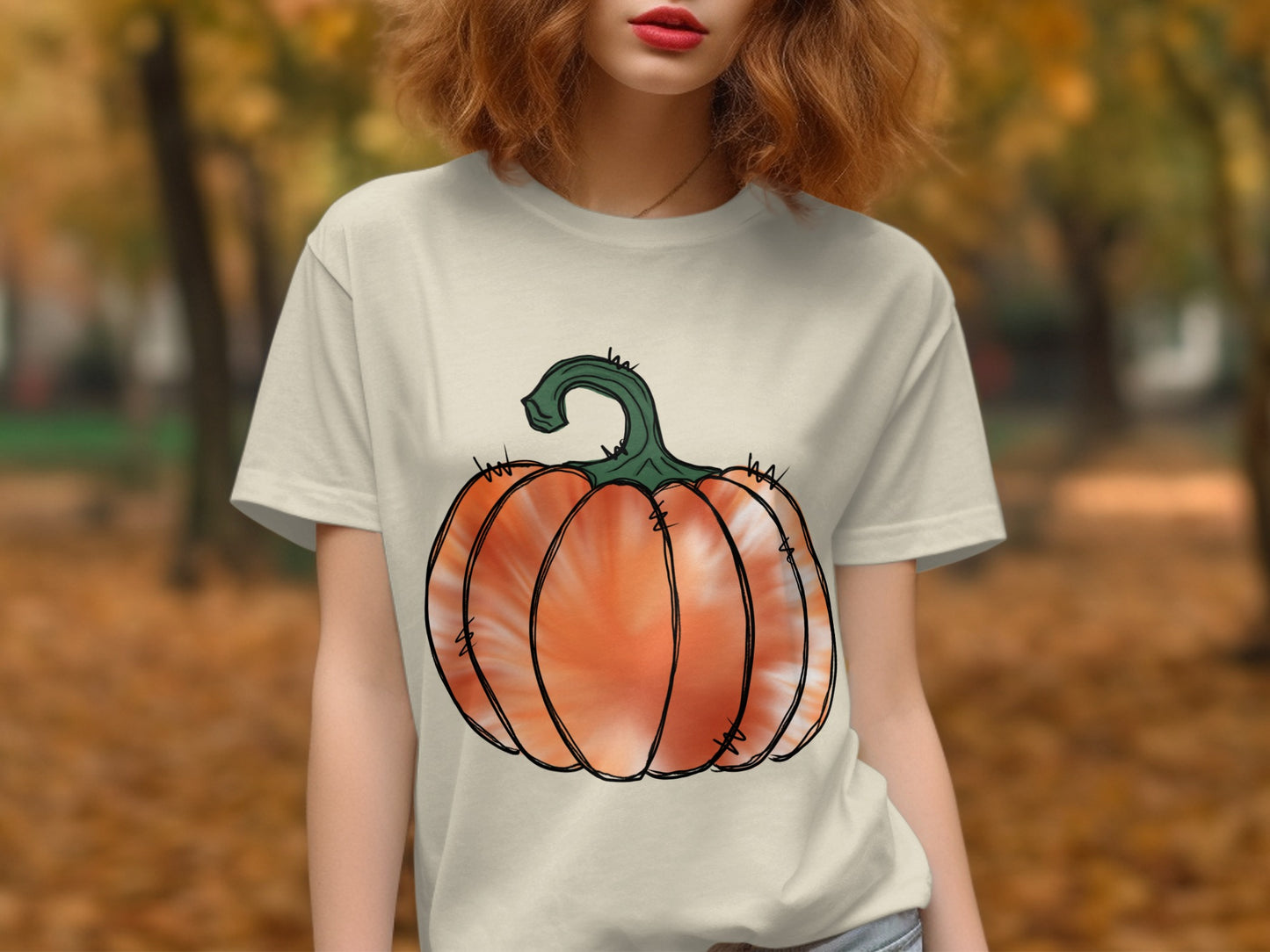 Fall Season Pumpkin Graphic T-shirt Casual Wear product type