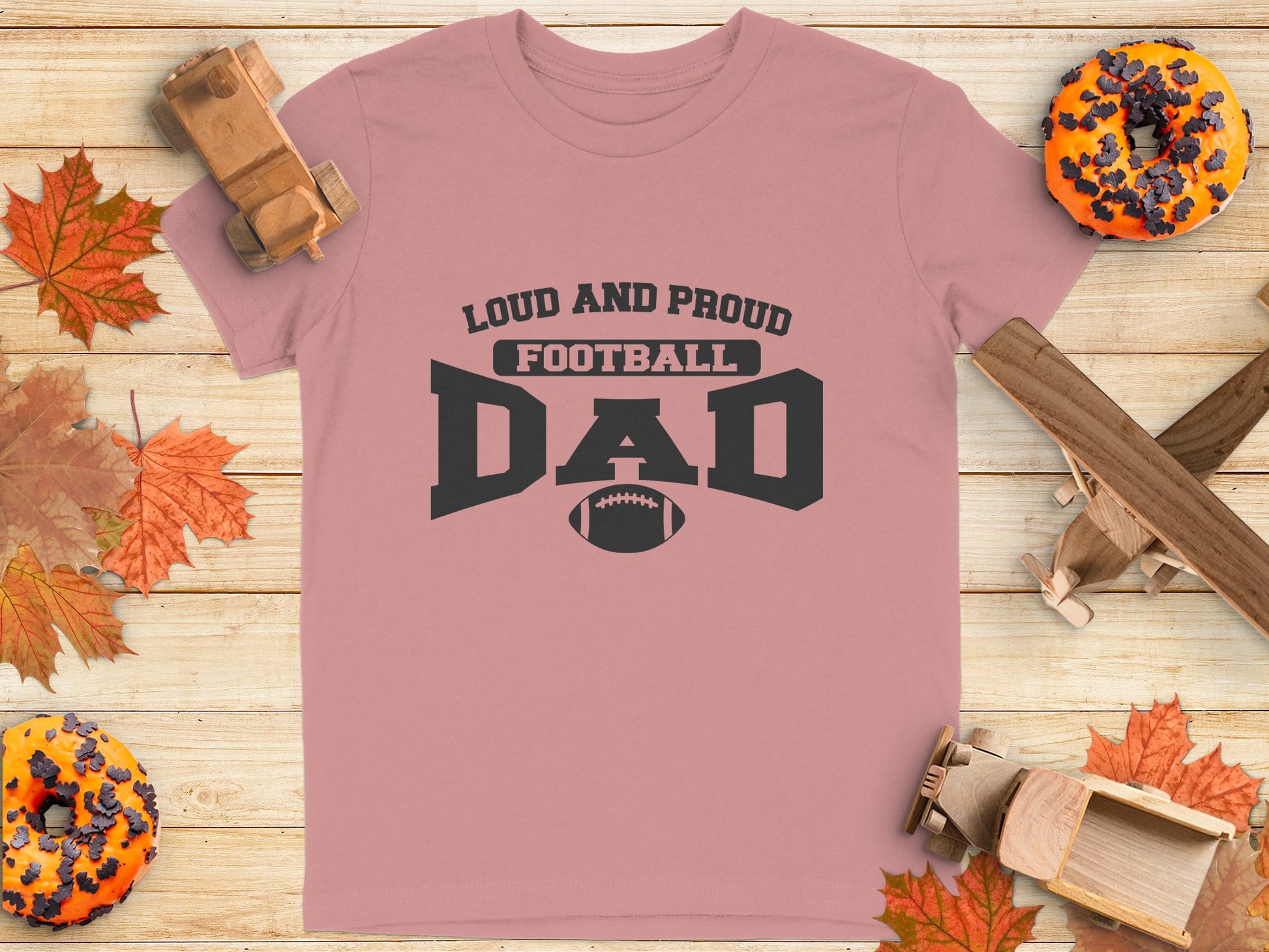 Loud and Proud Football Dad T-Shirt product