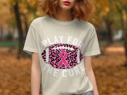 Play For The Cure Pink Leopard Print T Shirt product type