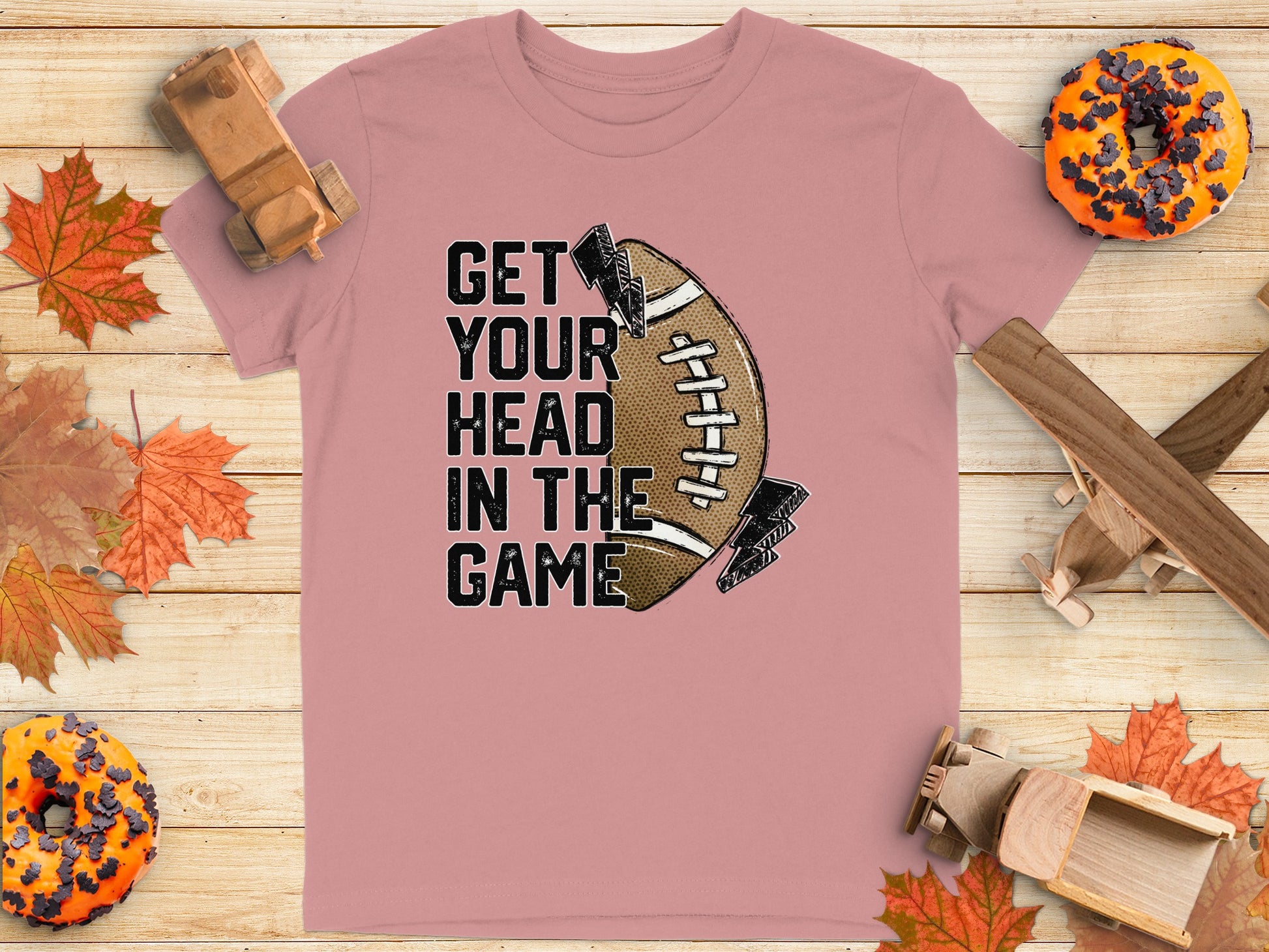 Get Your Head in The Game Football T-Shirt product