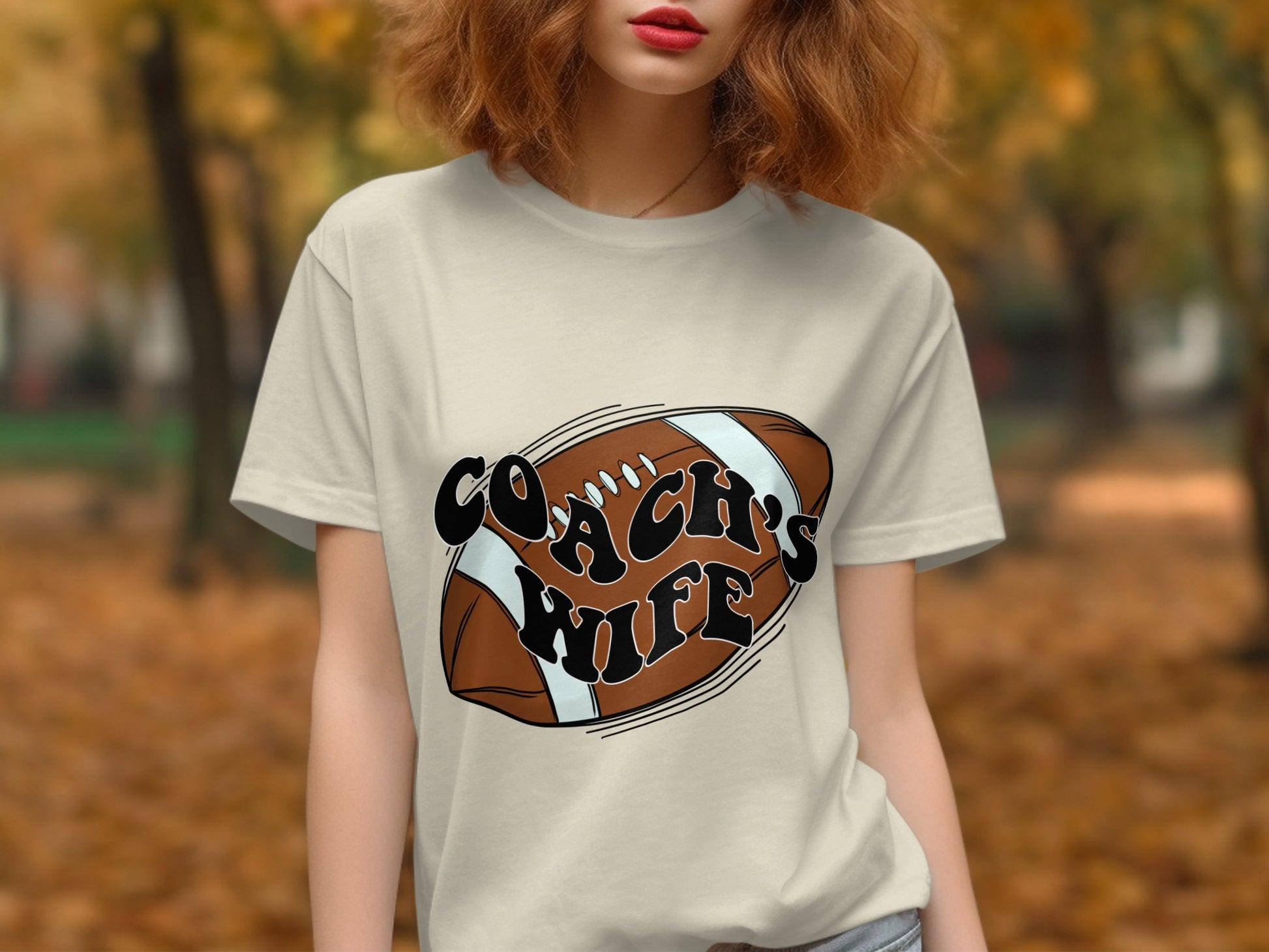 Coach's Wife Football Graphic Tee product