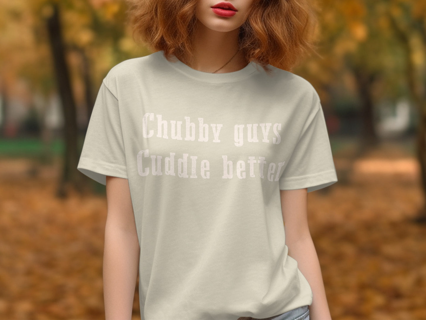 Chubby Guys Cuddle Better Graphic Tee Shirt product
