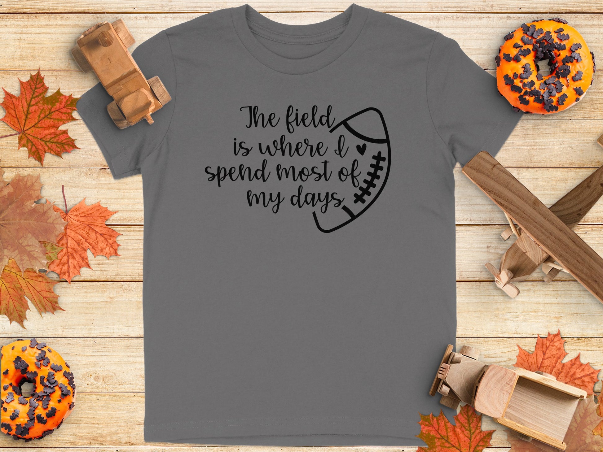 The Field is Where I Spend Most of My Days T-Shirt Product Type
