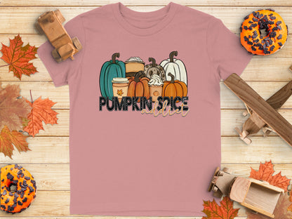 Pumpkin Spice Addict Graphic T-Shirt product type