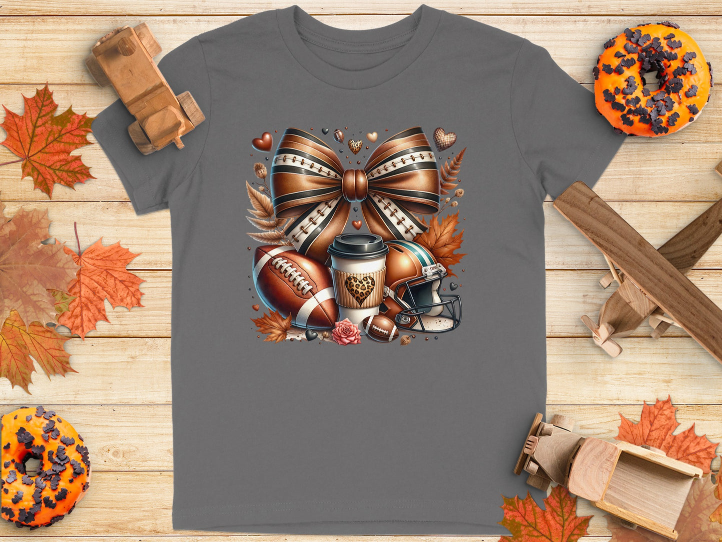 Autumn Football Theme Decorative Artwork Apparel product
