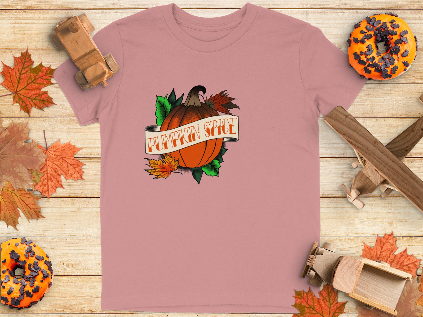 Pumpkin Spice Themed Graphic Tee Shirt product type