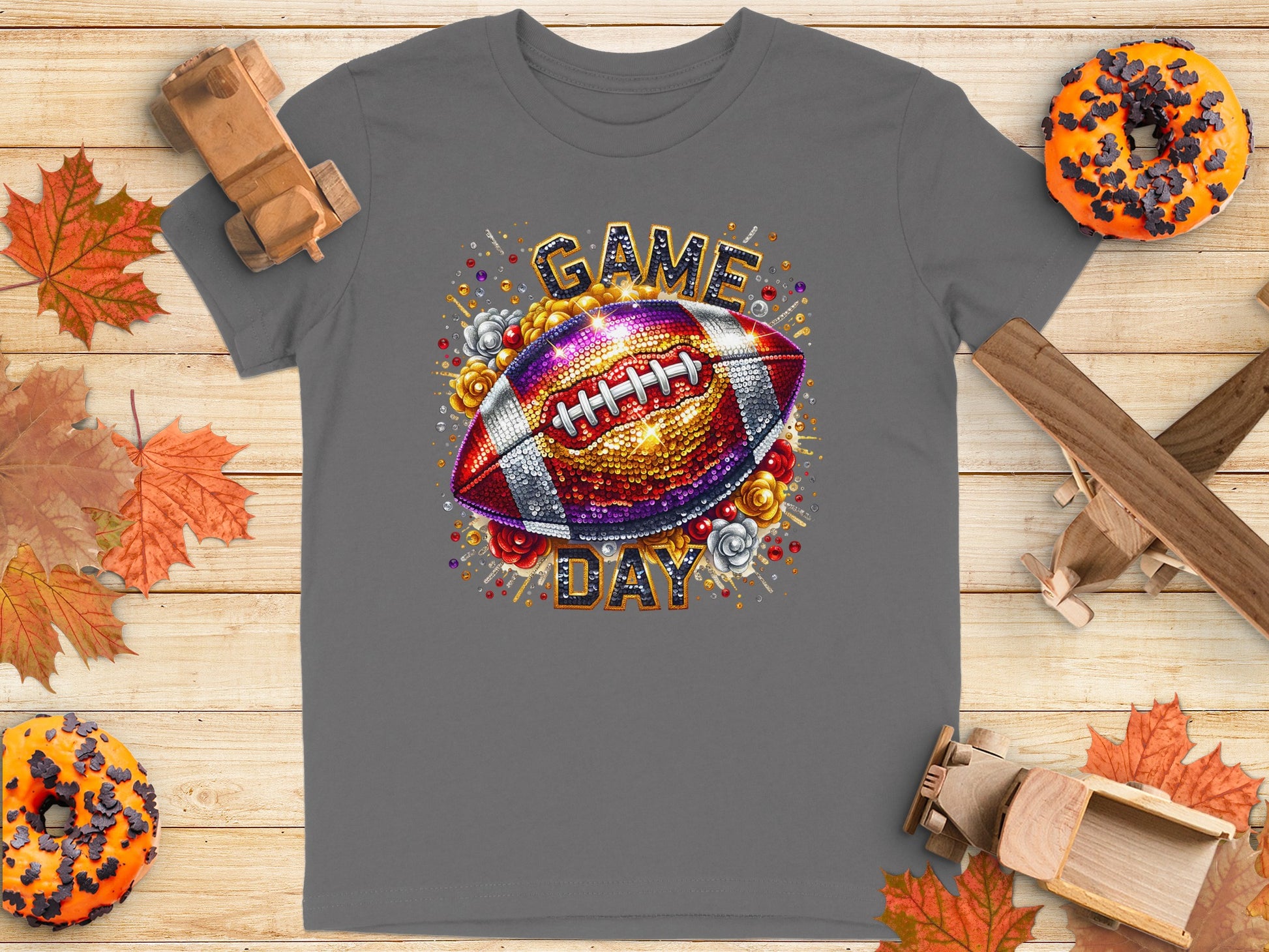 Game Day Football Themed Apparel T-shirt Product