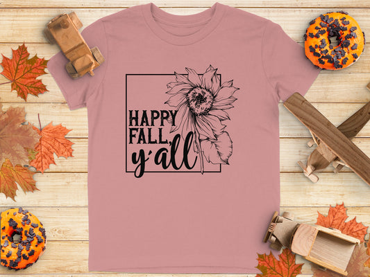 Happy Fall Y'all Sunflower Graphic Shirt product