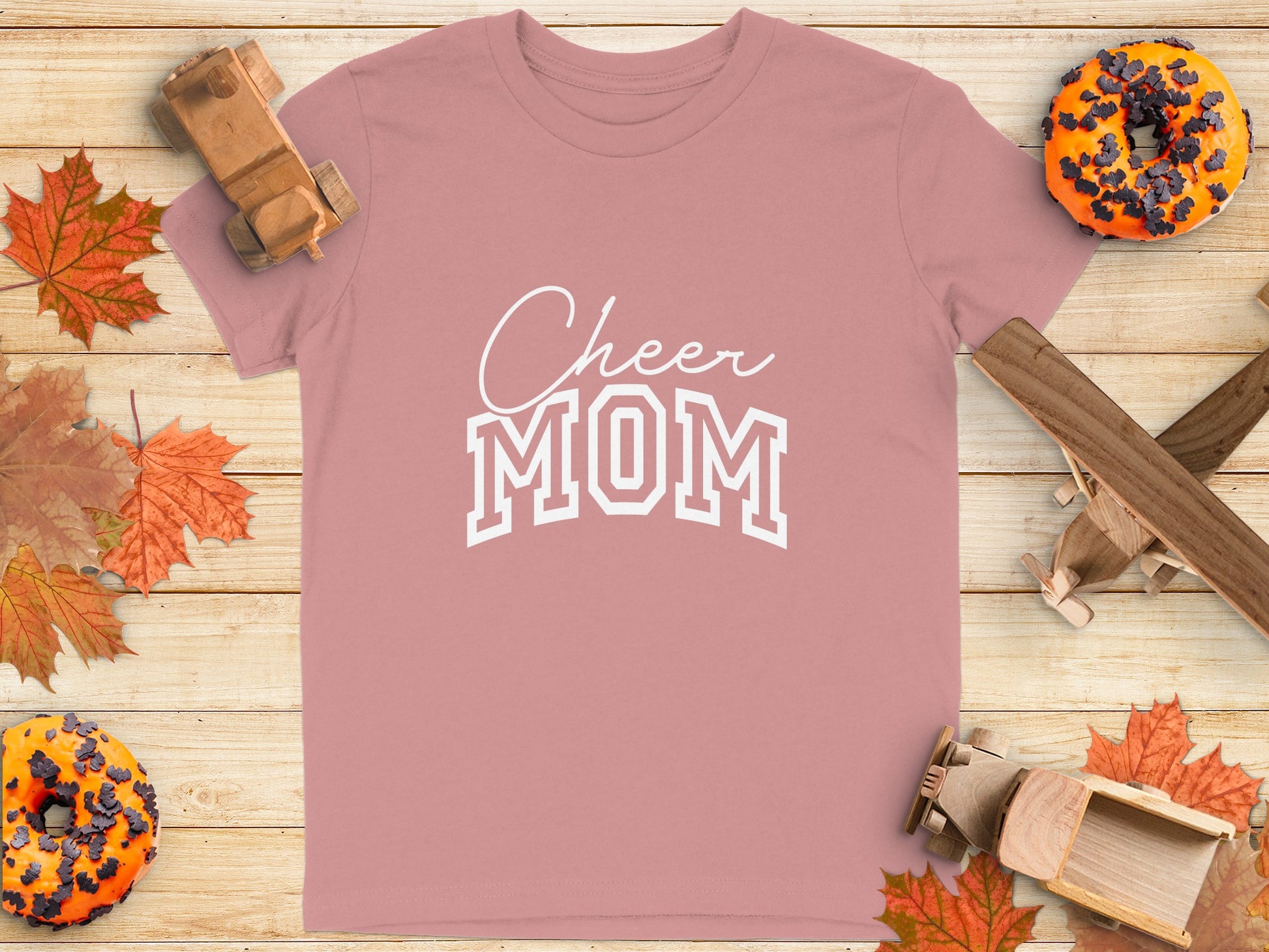Cheer Mom Graphic Tee Perfect for Sports Fans product type