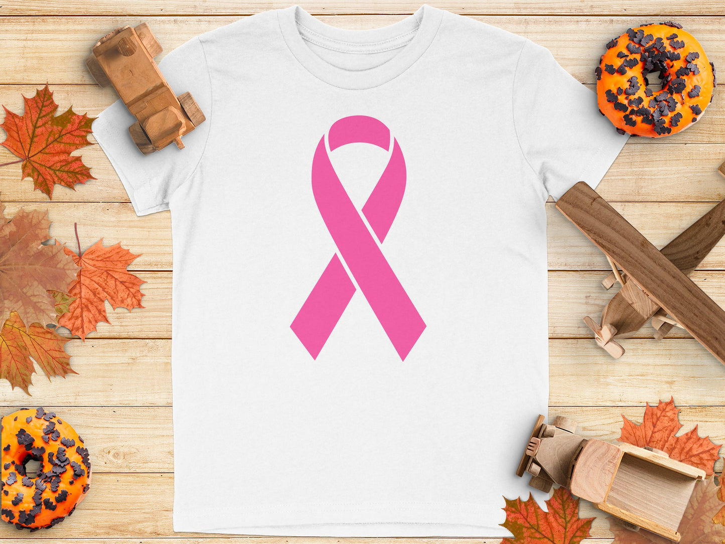 Pink Ribbon Awareness Graphic Symbol T-shirt product type