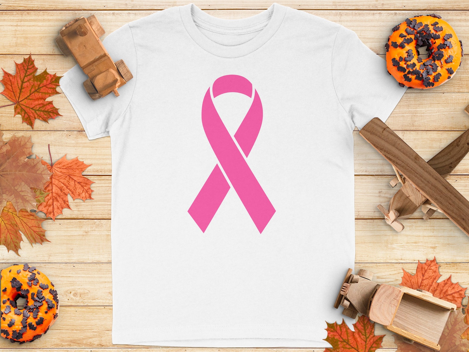 Pink Ribbon Awareness Graphic Symbol T-shirt product type