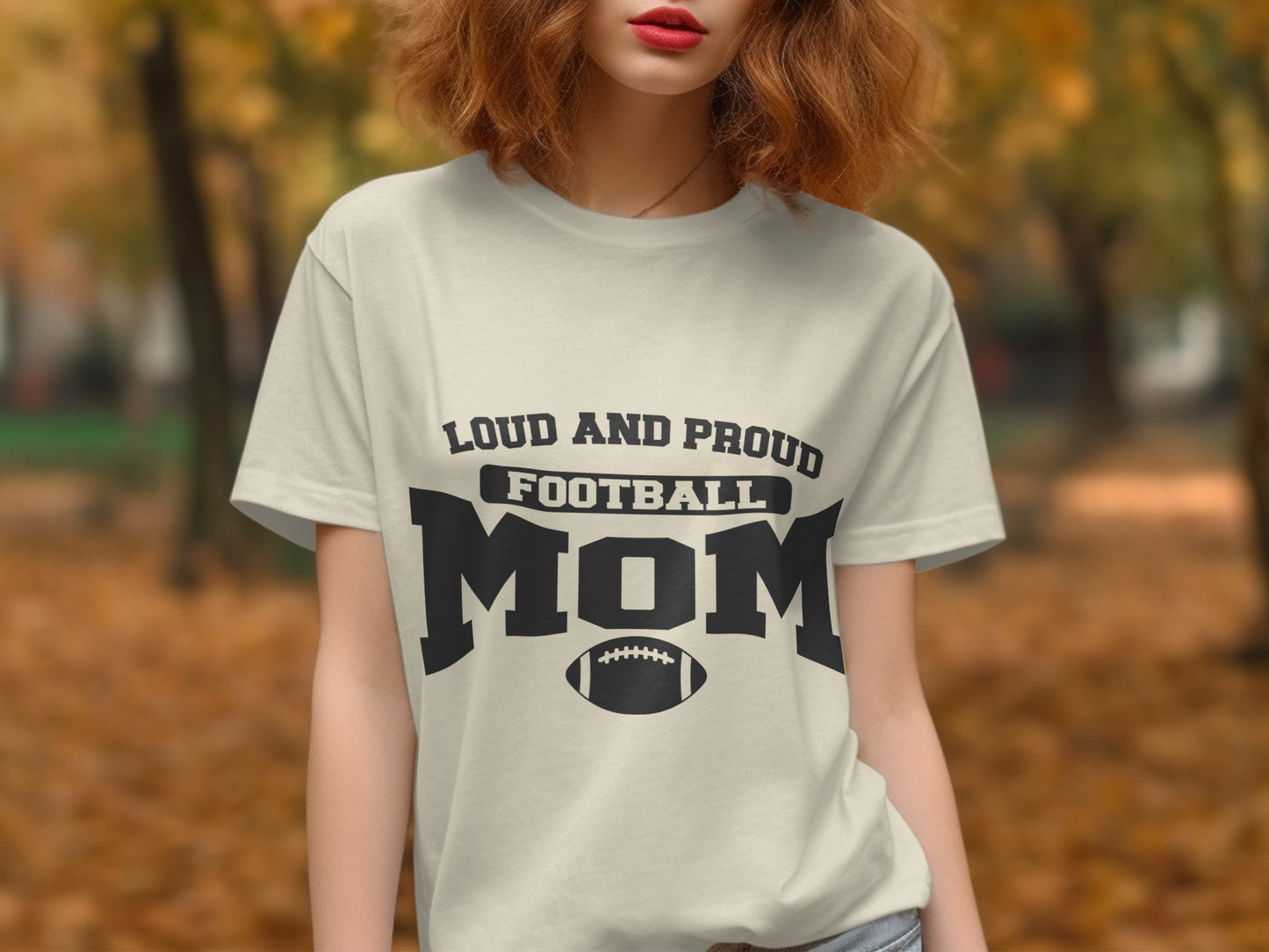 Loud and Proud Football Mom Shirt product
