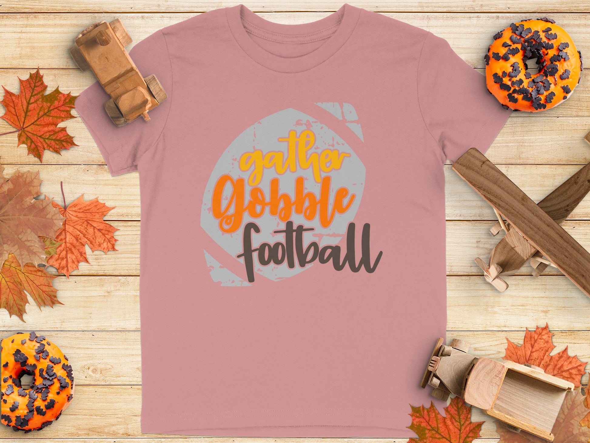 Gather Gobble Football Themed Shirt product