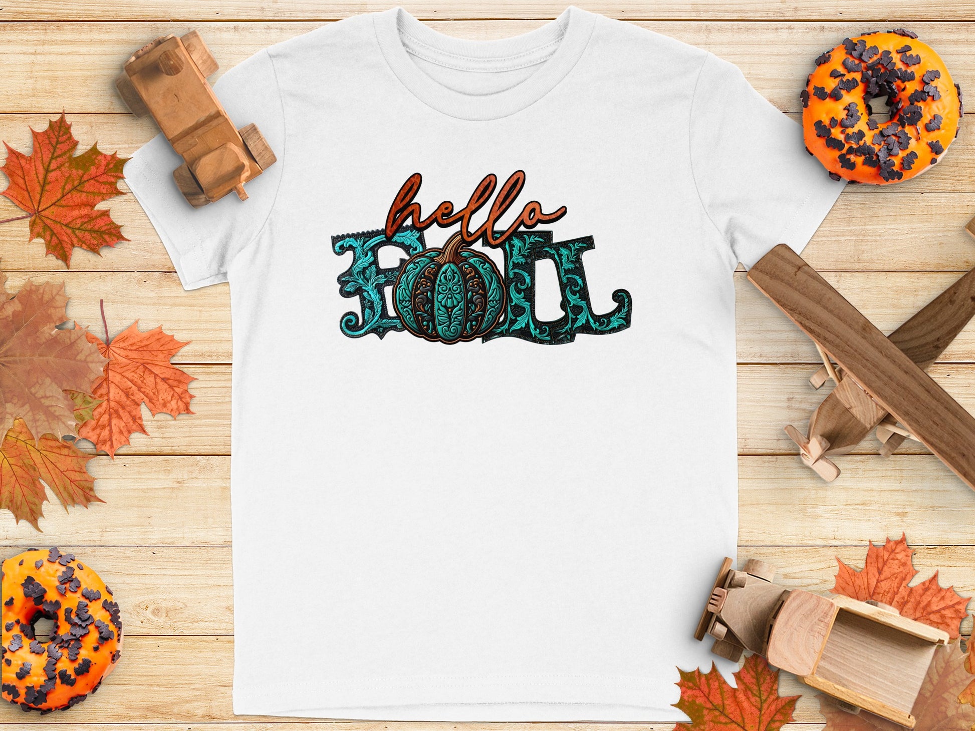 Hello Fall Graphic Print Short Sleeve T-Shirt product type